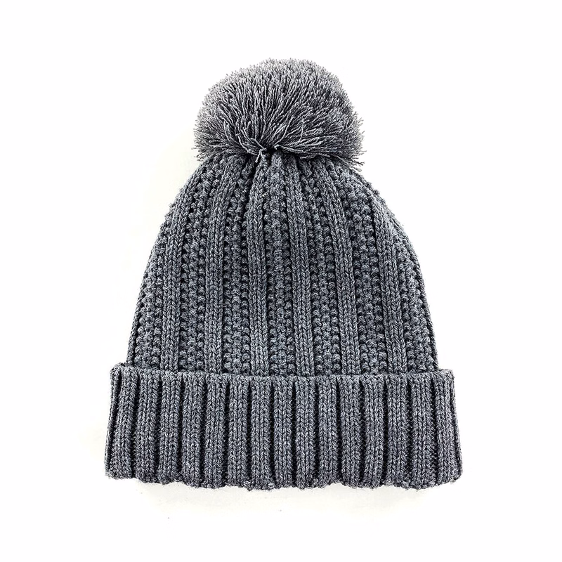 Custom Warmth Hairball Knitted Hat