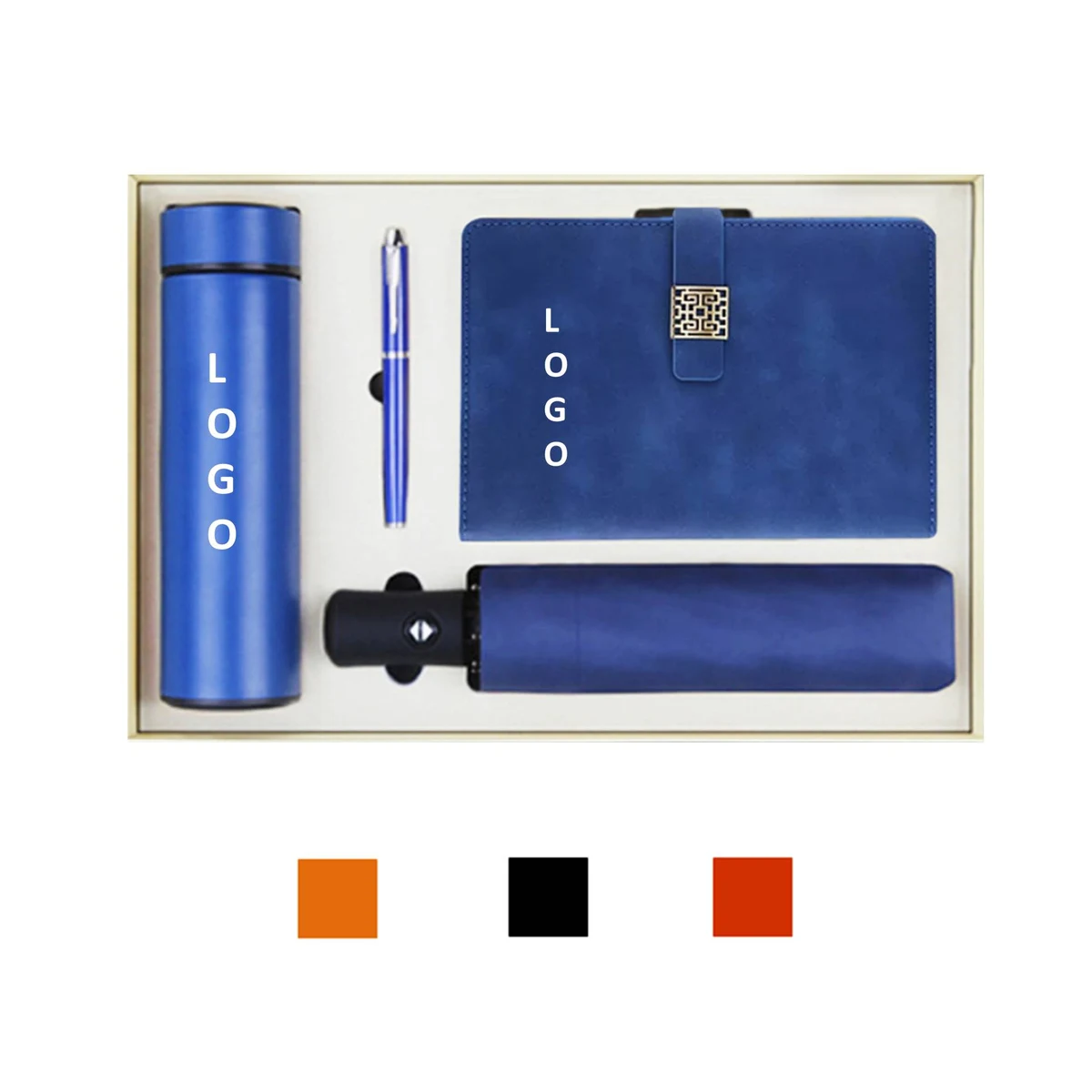 Umbrella And Tumbler Notebook With Pen Gift Box 1