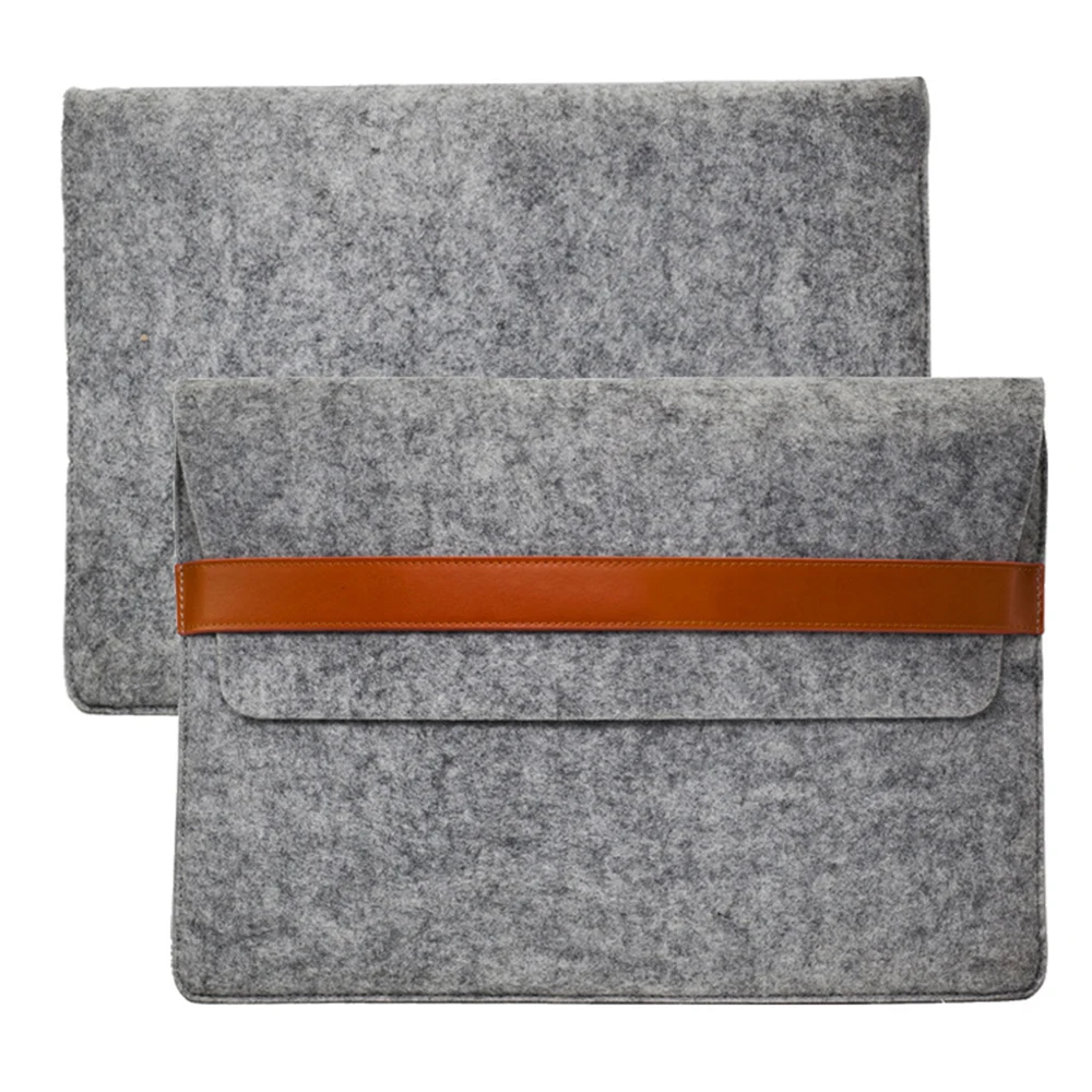 13" Felt Sleeve Case with pocket for Laptop Tablet 1