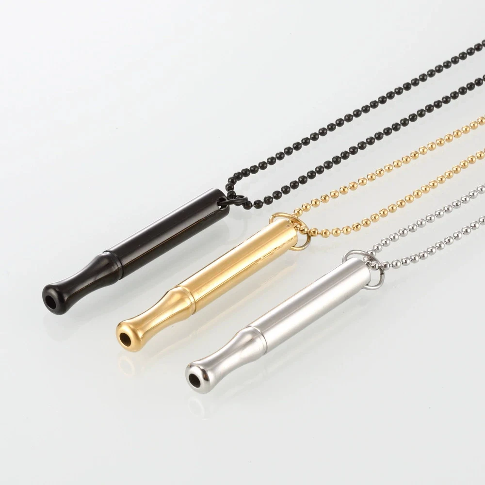 Meditation Whistle Pendant Necklace 1