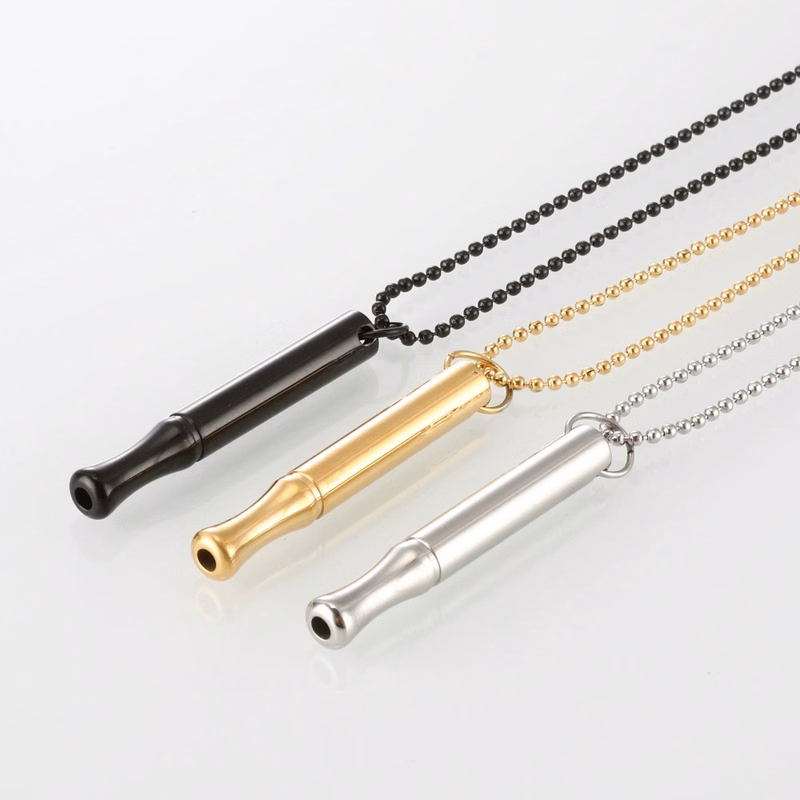 Meditation Whistle Pendant Necklace