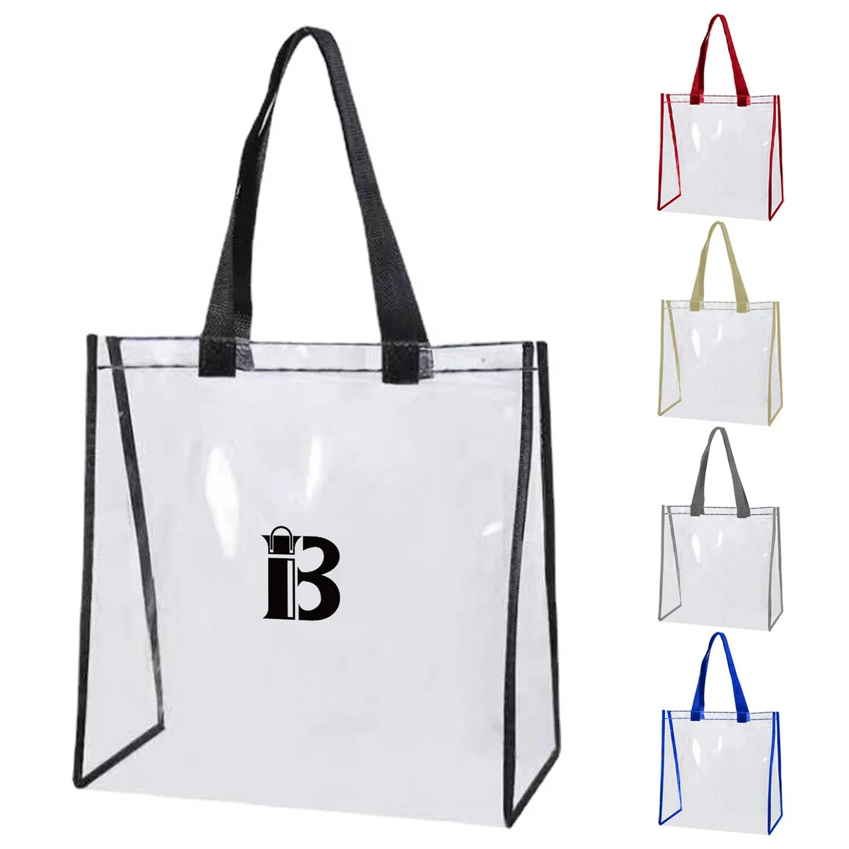PVC Clear Stadium Open Tote Bag 1