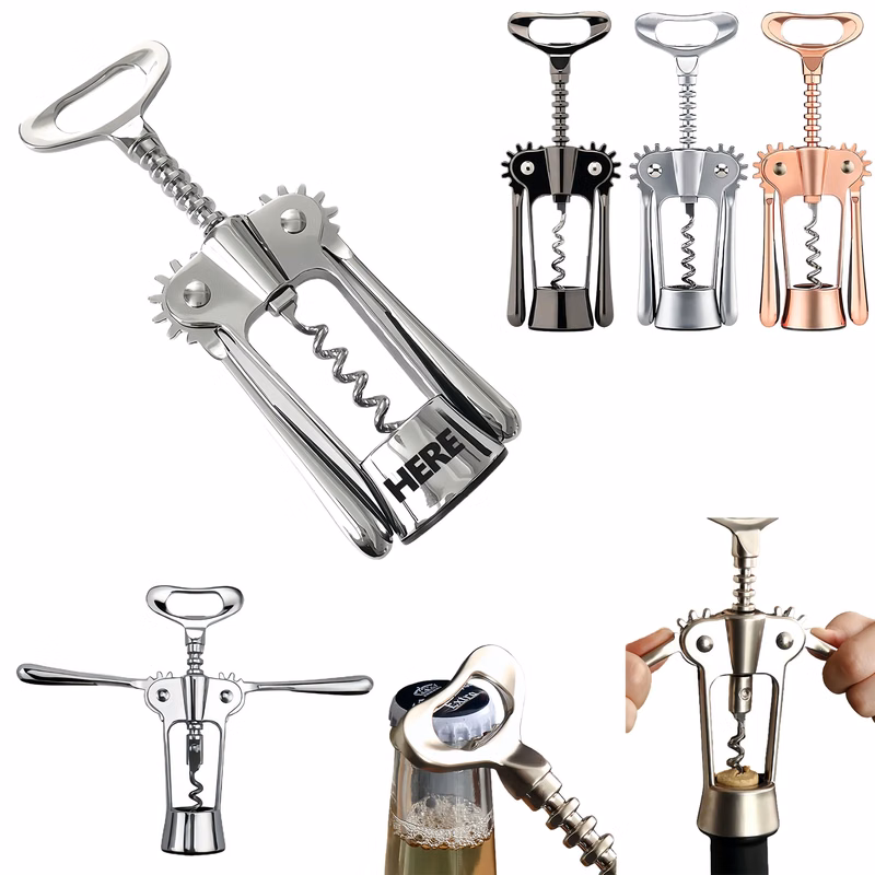 Premium Stainless Steel Wine Opener With Dual Lever