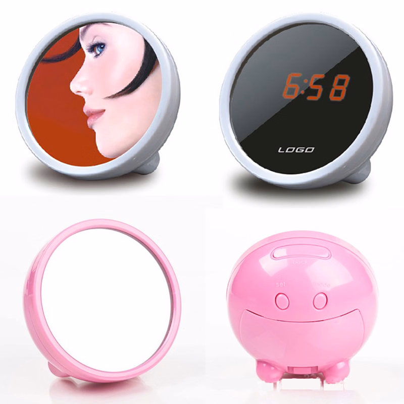 LED Make-up Mirror Clock