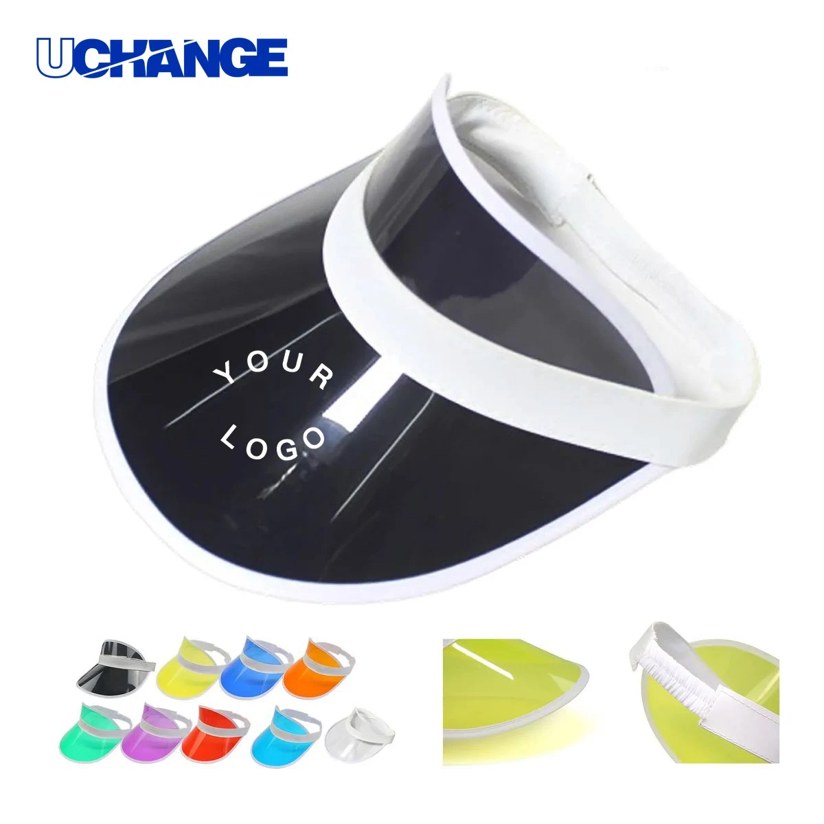 Durable Plastic Visor Cap Headwear for Summer Sports 1