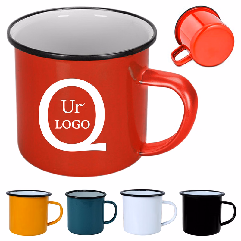 Enamel Portable Campfire Camp Mug