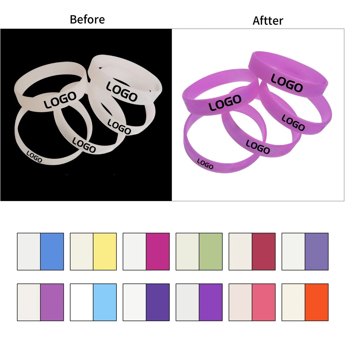 Customizable Sun Alert Photochromic Silicone Band For Events 1