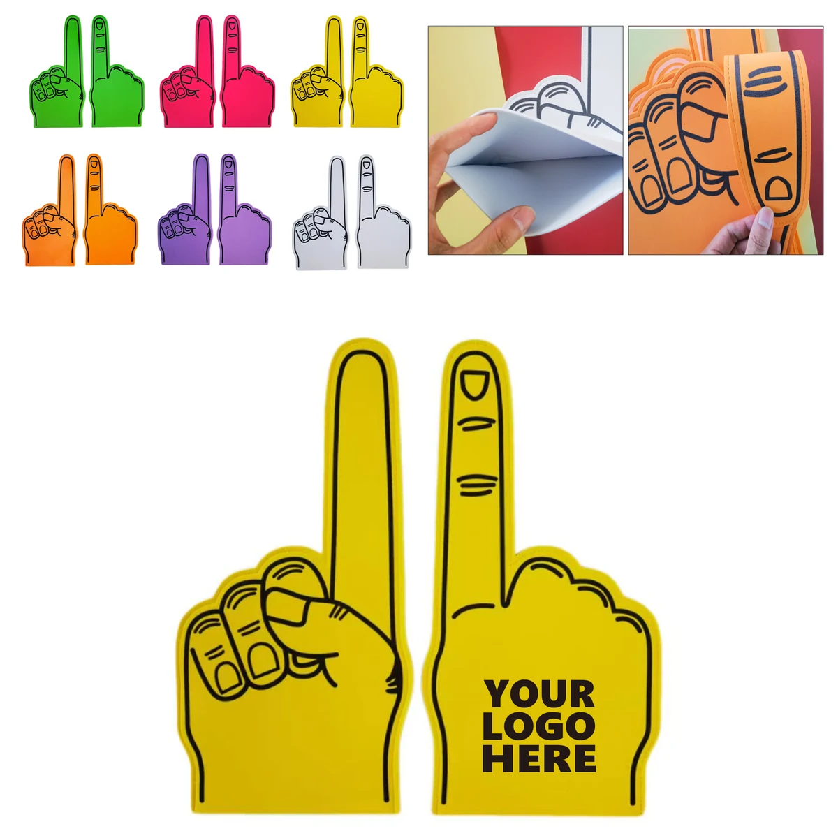 EVA Material Cheering Gloves 1