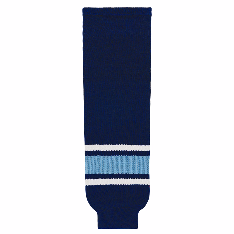 Knitted Striped Hockey Socks HS630-G166