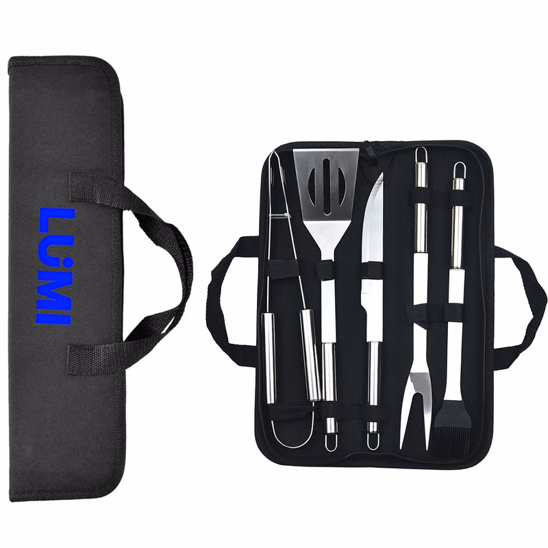 5PCS Outdoor BBQ Grill Tool Set
