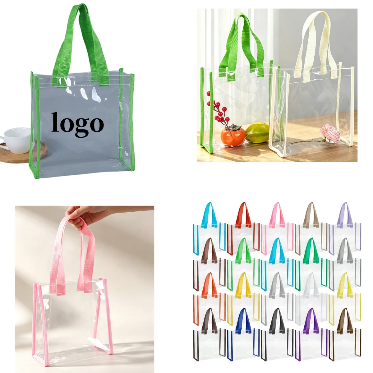 Clear PVC Tote Gift Bags 1
