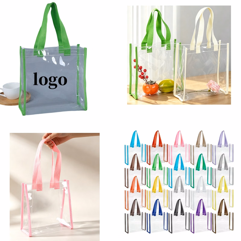 Clear PVC Tote Gift Bags