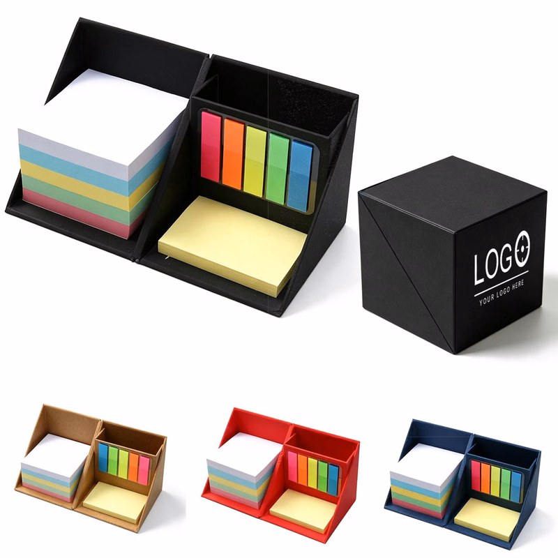 Rotating Memo Cube Organizer