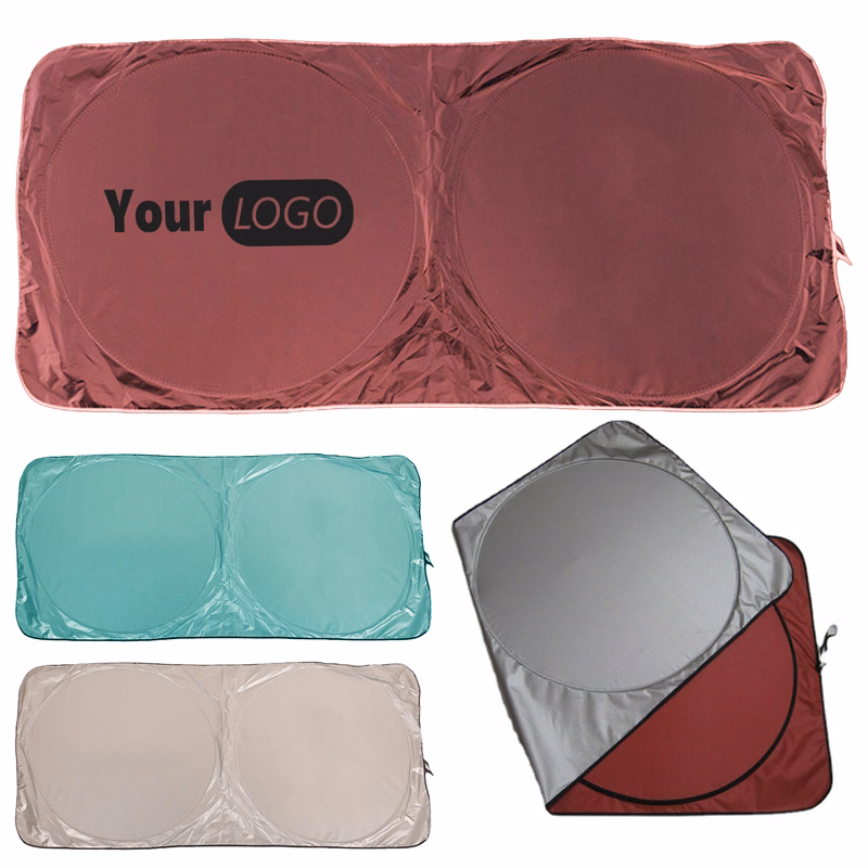 Polyester Customizable Car Sunshade