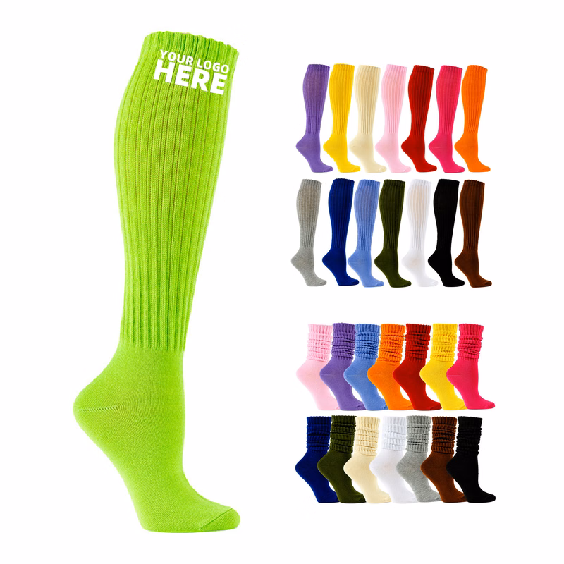 Women'S Fall Winter Scrunchy Socks