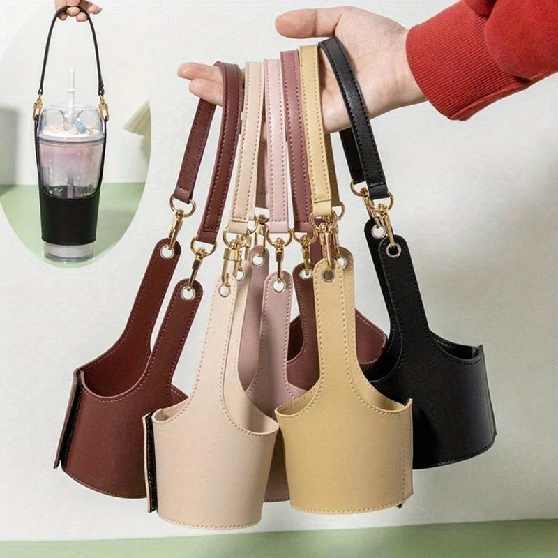 Reusable Water Bottle Carrier Holder with Strap 1