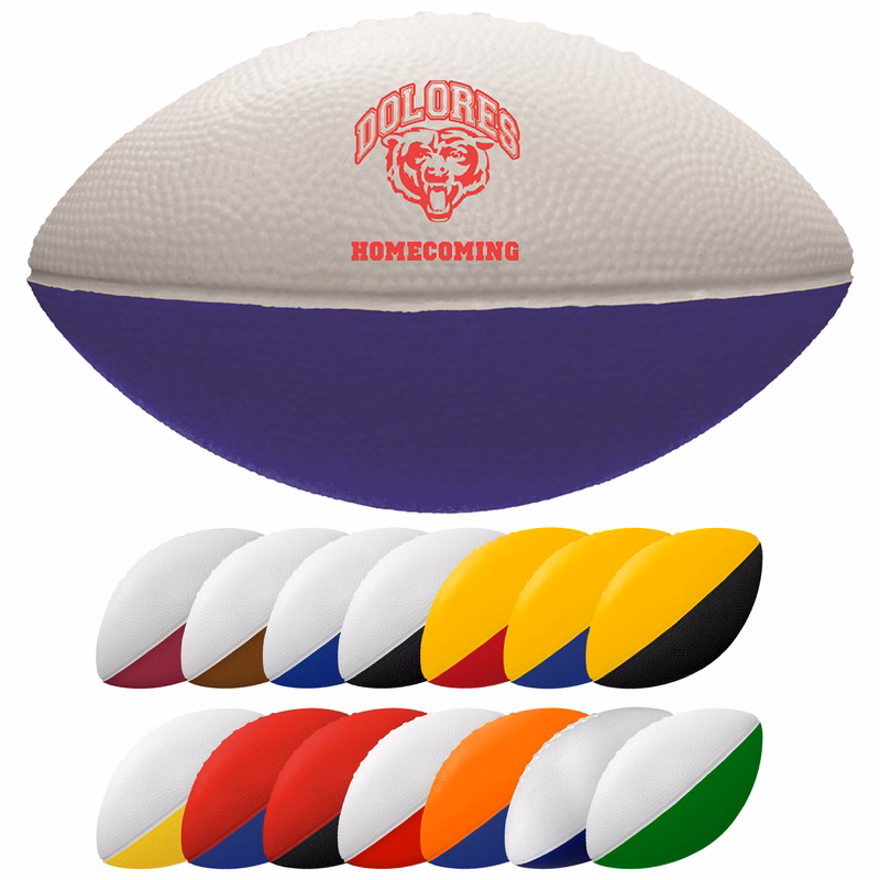 7" Mini 2-Toned Foam Football