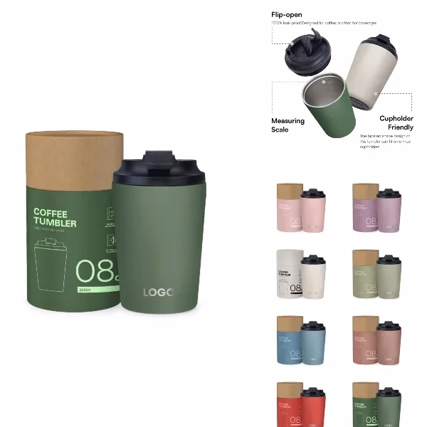 8oz. Double Wall Stainless Steel Water Bottle