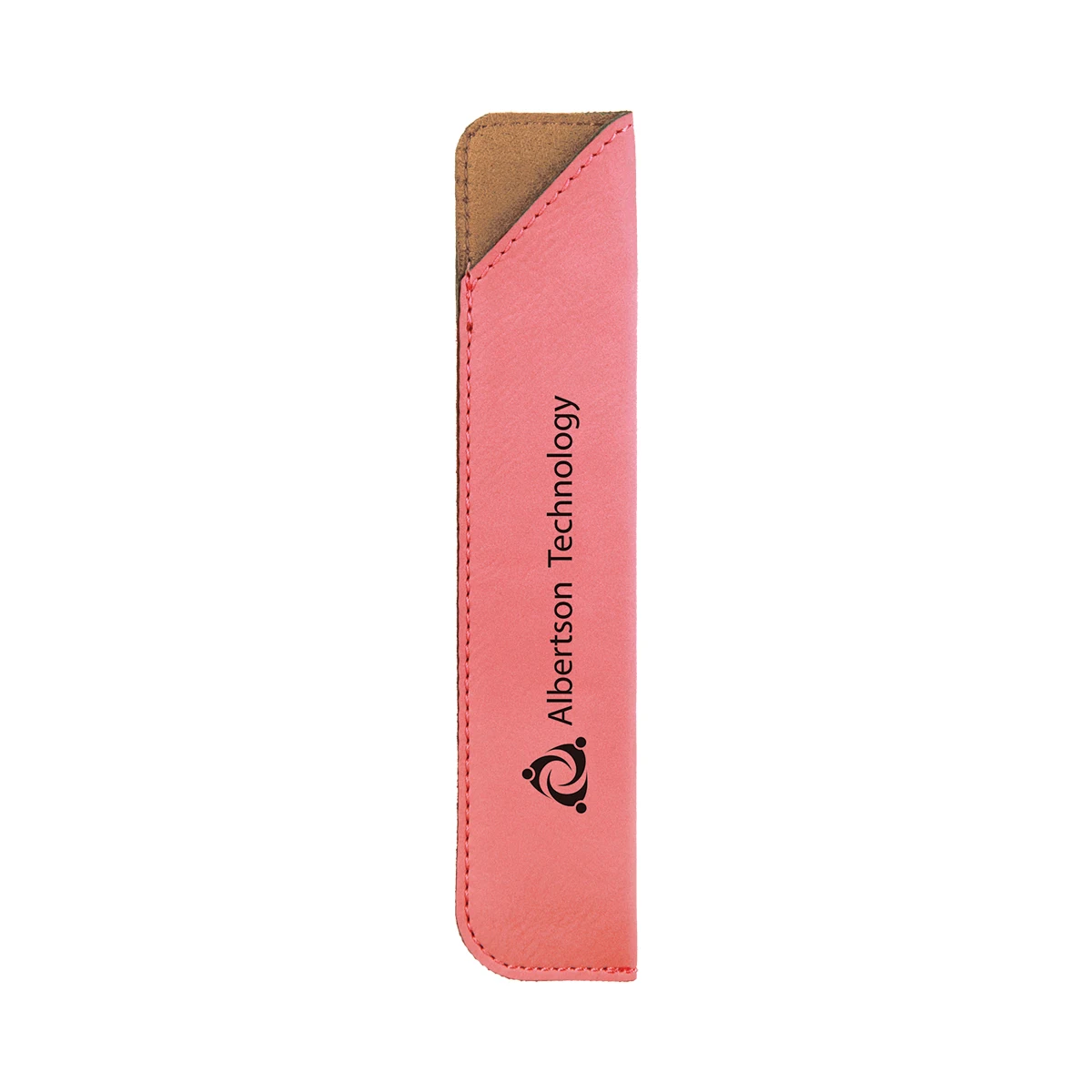 Pink Leatherette Pen Sleeve 1