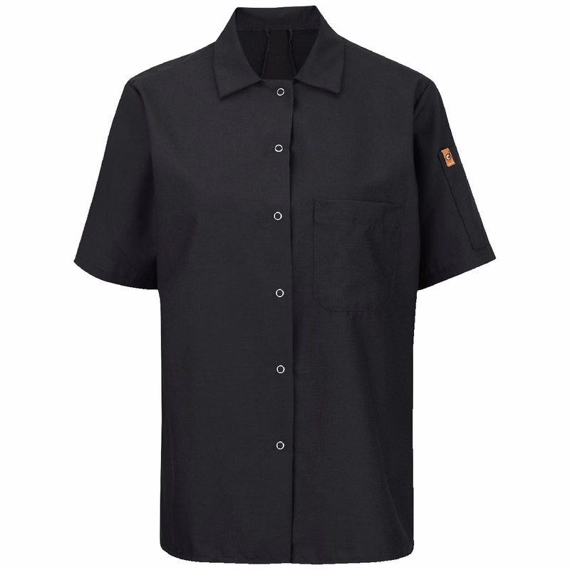 Women's Mimix™ Short Sleeve Cook Shirt with OilBlok - 501X