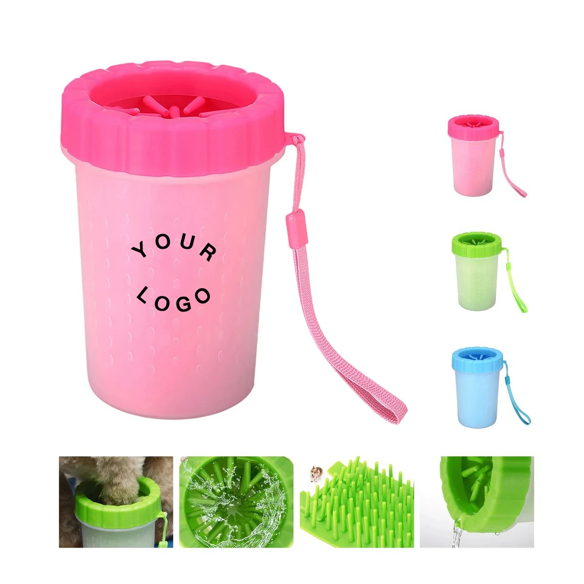 Pet Paw Cleaner Cup with Silicone Bristles 1