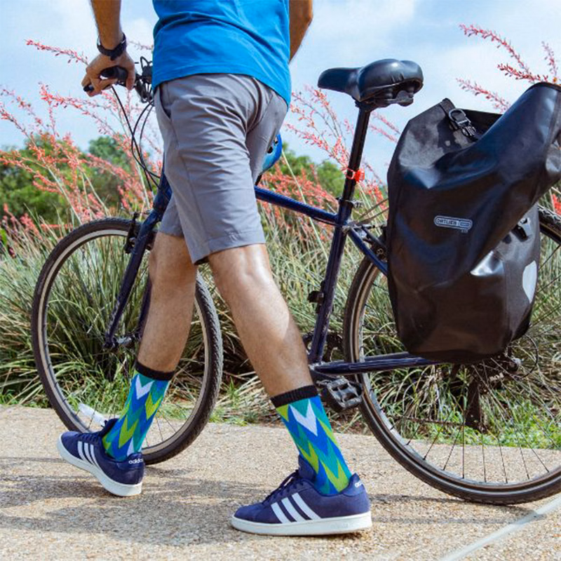 Crew Cycling Socks - Pedal-Perfect Comfort for Riders - American Made