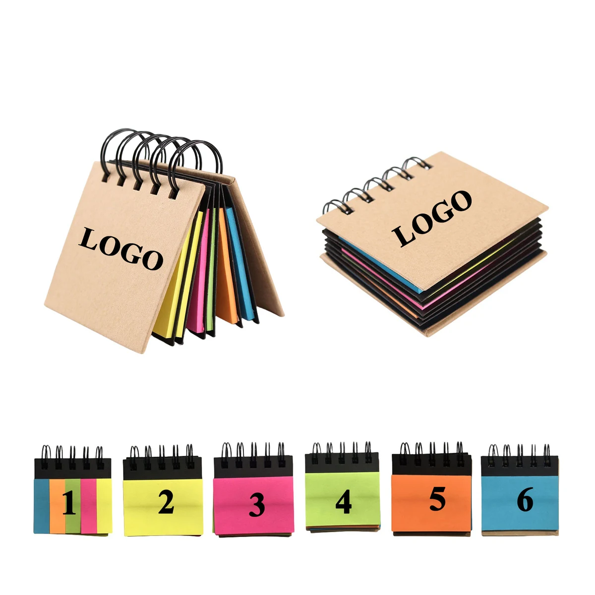 Kraft Paper Sticky Notepad 1