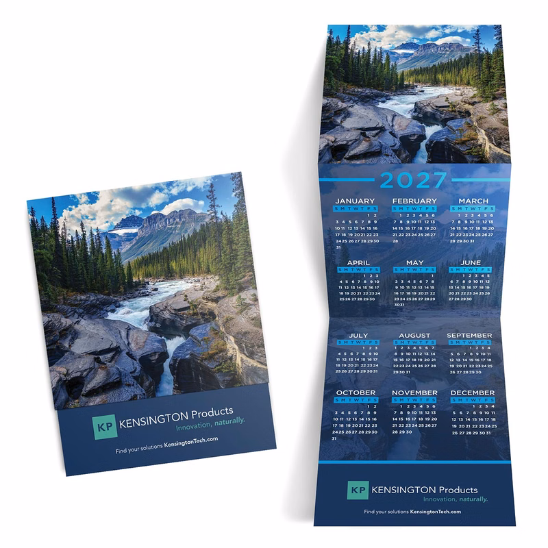 Landscape Trifold Calendar