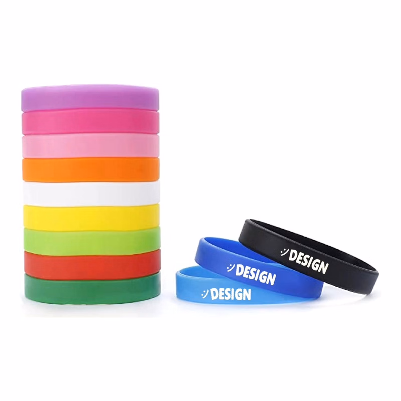 Silicone Sports Bracelet MOQ 50PCS