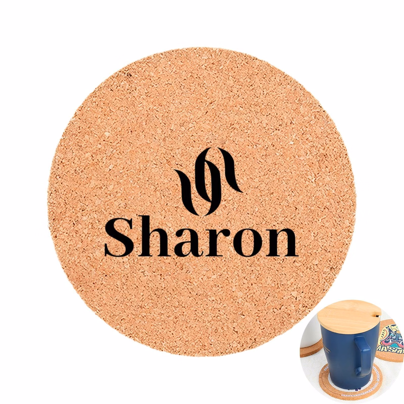 Custom Round Cork Coaster