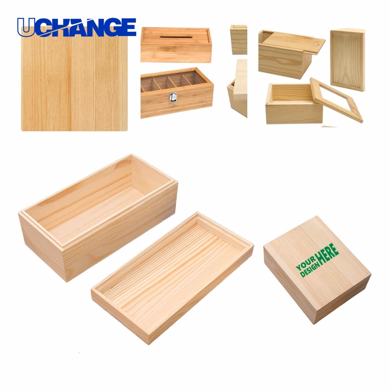 Wooden Gift Boxes with Custom Design MOQ