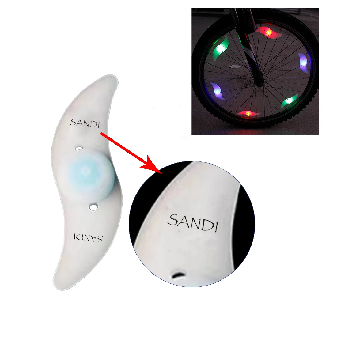 Waterproof Wheels Decorative Lights 1