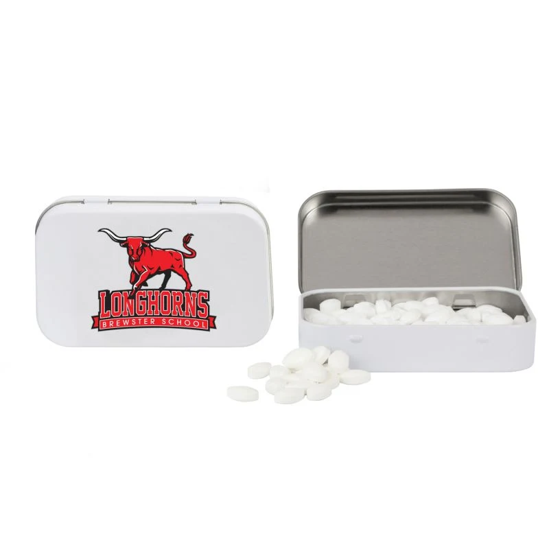 Rectangular Tin with Football Shaped Mints 1