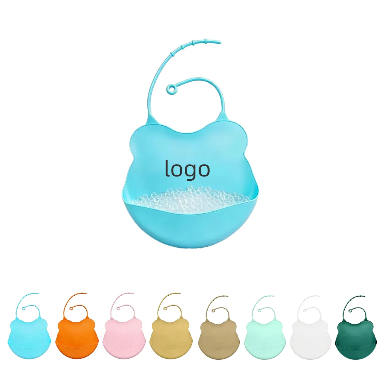 Food Grade Silicone Baby Feeding Bib 1