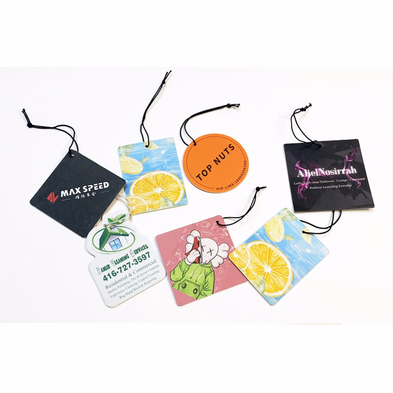 Round Paper Card Car Air Freshener