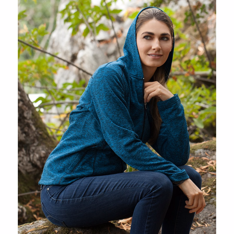 Ladies' Tephra Heather Hoodie Jacket