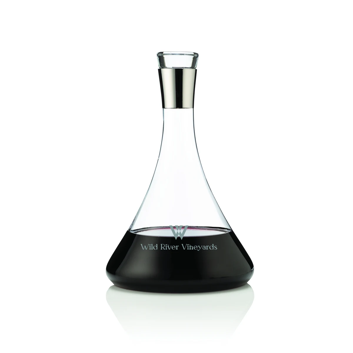 Viski® Chrome Decanter 1