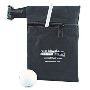 10 Oz. Colored Canvas Zippered Golf/ Accessory Bag 1
