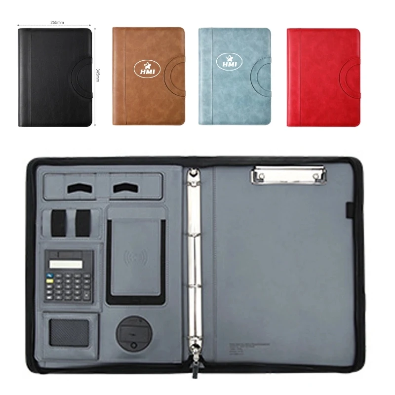 Padfolio With 8000Mah Wireless Charger 1
