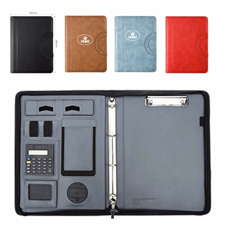 Padfolio With 8000Mah Wireless Charger