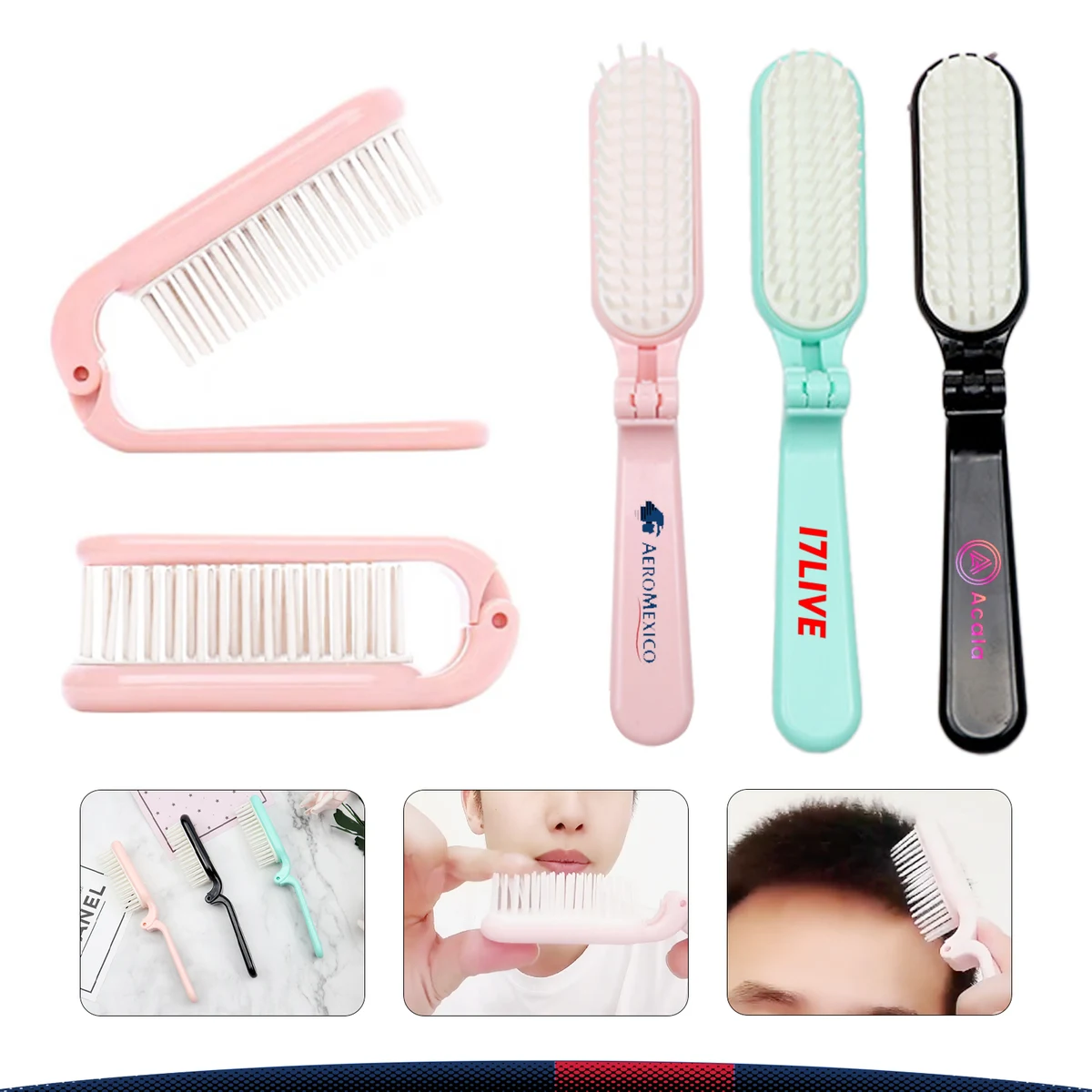 Plastic Folding Comb 1