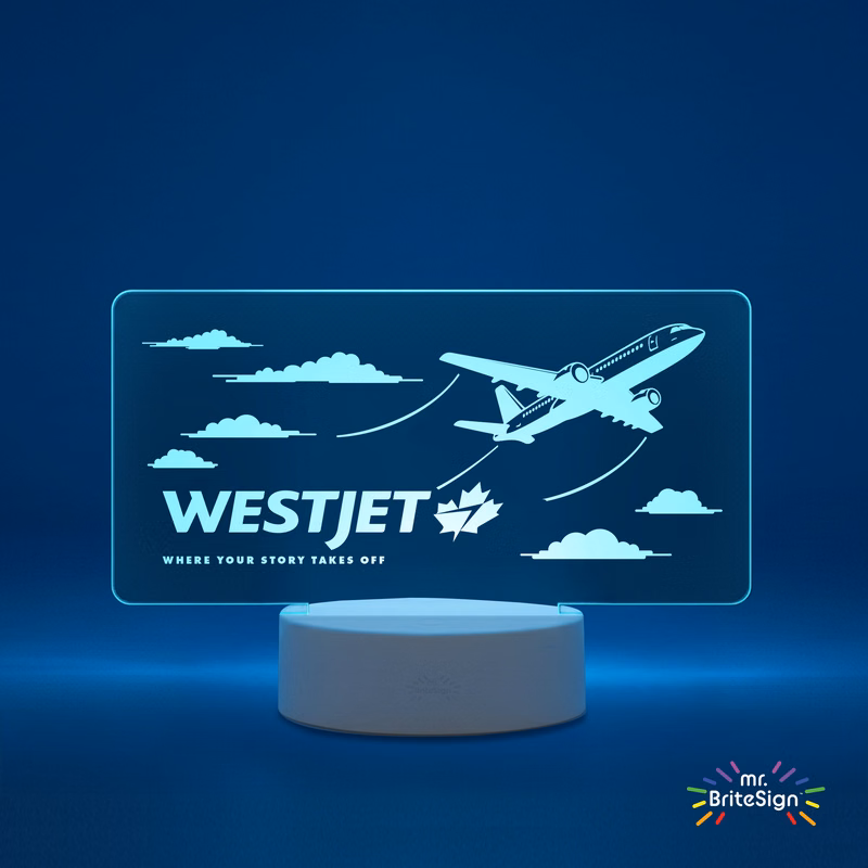 mr.BriteAward LED Acrylic Sign - Horiz
