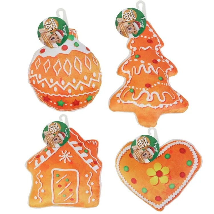 Christmas Plush Dog Toy - Assorted Styles 1