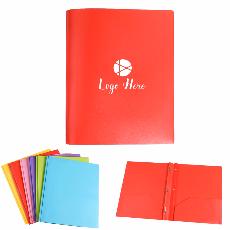Portable Twin Pocket Plastic Folder