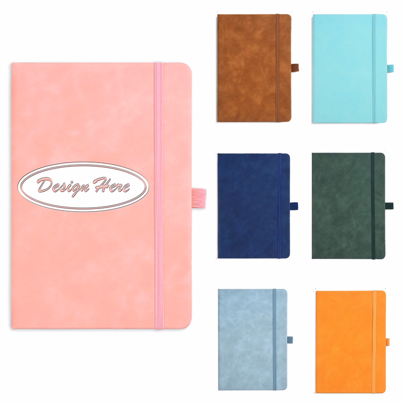 A5 Notebook with Straps, Perfect for Business and Organization