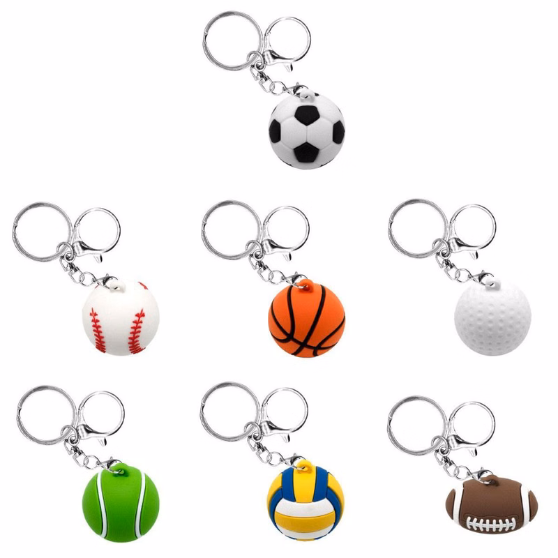 3D ball keychain