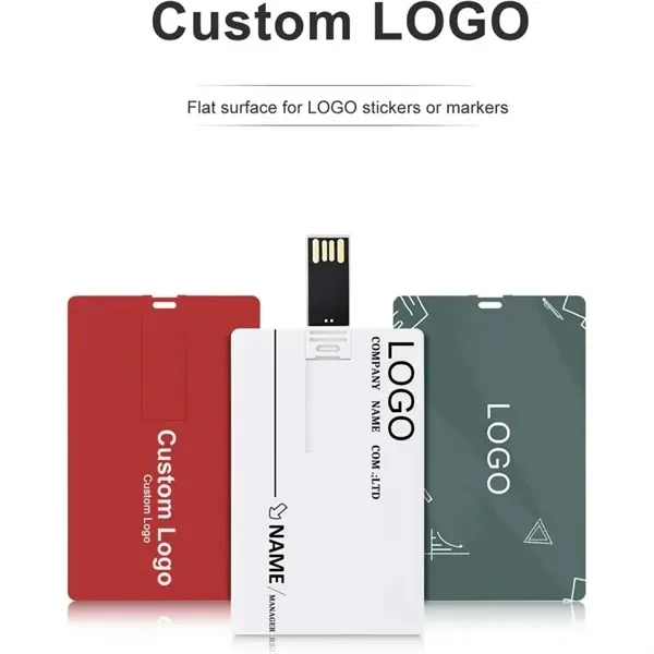 Credit Card USB Flash Drive for Desk, Travel and Daily Use 1