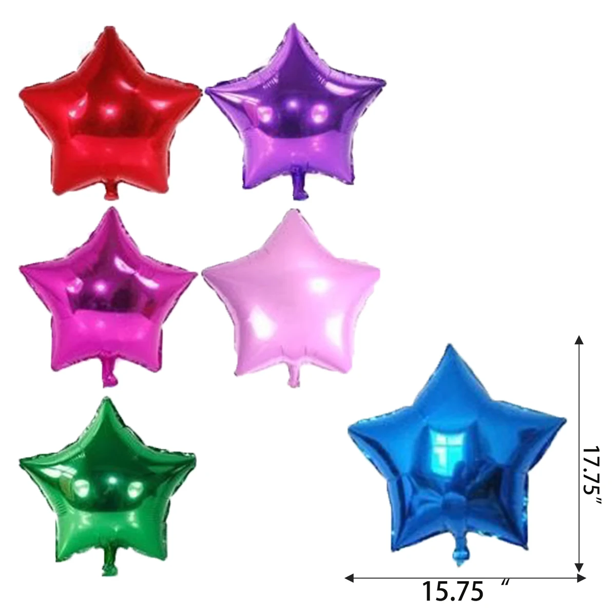 MOQ 50 Star Foil Balloons 1