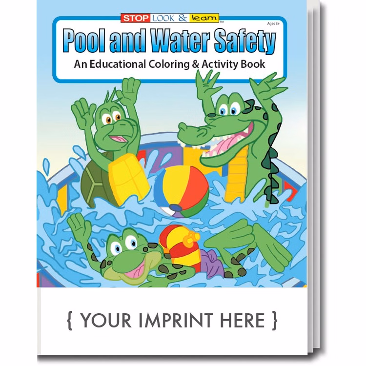COLORING BOOK - Pool and Water Safety Coloring & Activity Book