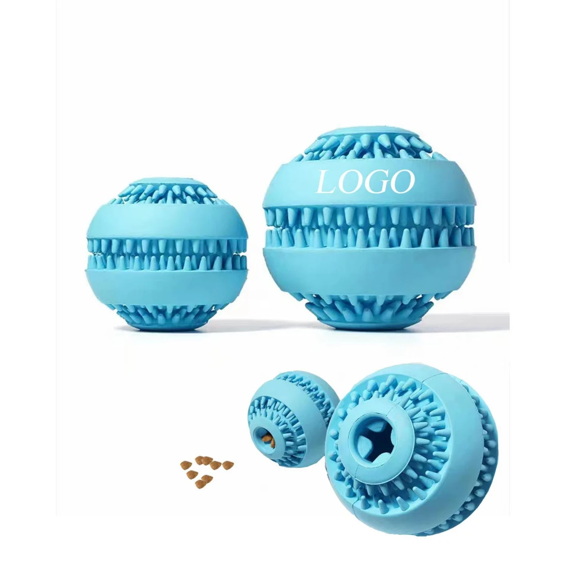 Pet Food Treat Feeder Chew Tooth Cleaning Ball 1